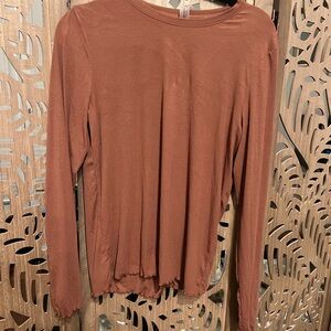 Outdoor Voices Long Sleeve Women's Ribbed Tee